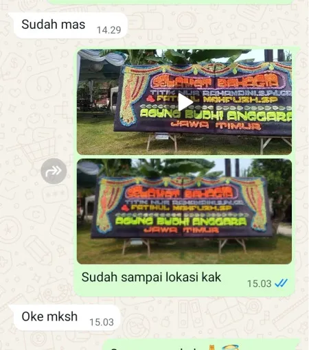 Pengiriman Papan Bunga Lubangsampang Butuh